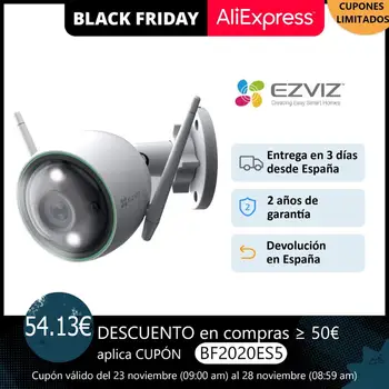 

EZVIZ C3N, outdoor smart WiFi camera, FHD 1080p resolution, color night vision, up to 30 meters, Live View