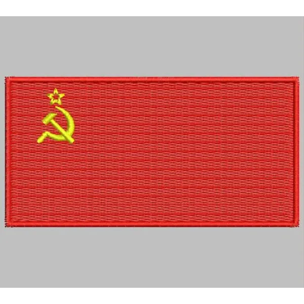 Bandera URSS (UNION SOVIETICA) para mascarilla parche bordado Iron patch toppa ricamata gestickter brode |
