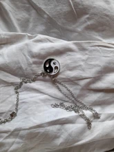 2 unids/set mejores amigos par collares Yin Yang encanto colgante, collar de la joyería para los amantes de las Hermanas de San Valentín regalo FSPXL316