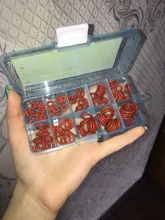 Ring Silicone Washer Assortment-Kit-Set VMQ Red Thickness
