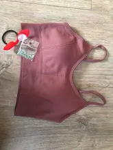 Sports-Bra Seamless-Crop-Top Active-Tank Wmuncc-Strap Gym Workout Push-Up Yoga Women Fitness