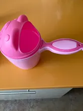 Taza de champú con dibujos animados para niños, producto de baño para lavar el pelo, champú, cuchara para bebé, ducha, agua, cabezal de natación, 1 ud.