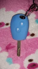 ZAD funda de silicona para llave del coche caso 2 botones para renault Kangoo DACIA escénica Megane Sandero Captur Twingo Modus funda de llave a distancia
