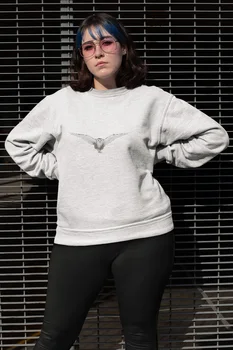 

Angemiel Wear Owl White Women Sweatshirts