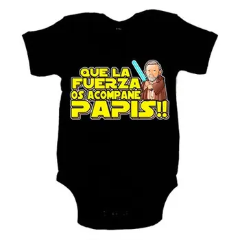 

Baby bodysuit that force accompany you daddies spoof Obi-Wan Kenobi