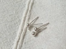 50 unids/lote 3/4/5mm 6 colores Pin finding studs arete pines básicos tapones conector para DIY joyería accesorios suministros