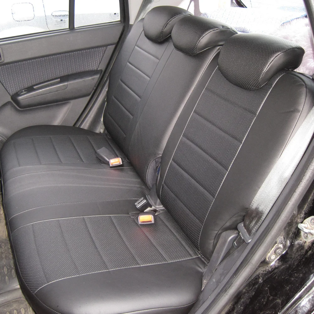Для Hyundai Getz GL с 2002-2011(раздельное заднее сиденье)(Гетс) модельные чехлы на сиденья из экокожи АВТОПИЛОТ экокожа