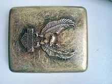 Cigarette-Case Vintage Gift-Box Metal with for 20pcs 1pc Men's High-Quality
