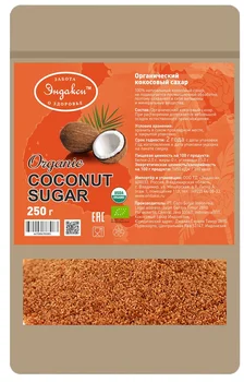 

Sugar Endaxi "organic coconut sugar", 250 gr