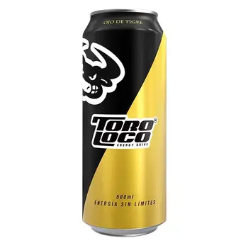 

Crazy bull Tiger Eye energy drink 500 ml. Flavor Pina Colada