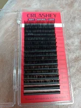 CRLASHEY-extensiones de pestañas de visón falso, 17 filas, maquillaje para pestañas individuales, profesional, suave, Natural