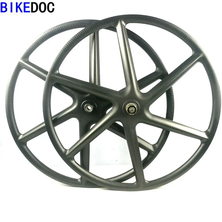 BIKEDOC китайский набор колес углепластик левое MTB колесо 6 спицевых углеродные