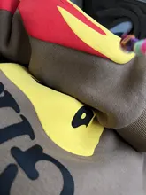Sudadera con estampado de letras para hombre, abrigo masculino con capucha, de estilo Hip Ho, Kanye West, Stranger Things, con diseño de letras de estilo graffiti, suéter de algodón de vellón harajuku