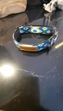 Collar de nailon personalizado para perros pequeños, medianos y grandes, con estampado colorido, correa para caminar