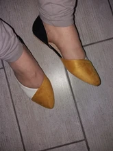 Zapatos planos de otoño MCCKLE para mujer, zapatos planos de PU con punta puntiaguda, zapatos planos informales poco profundos, nuevos zapatos sexis de talla grande para mujer