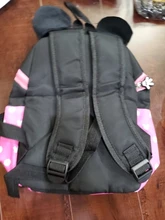 Mochila Disney de dibujos animados de Minnie estampado de Mickey, morral escolar para guardería/escuela primaria, Infantil