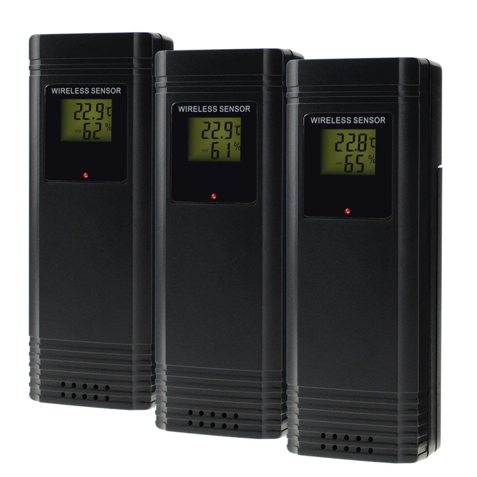 Беспроводная метеостанция с 3 датчиками RCC DCF (версия для ЕС) MSF Великобритании) 6