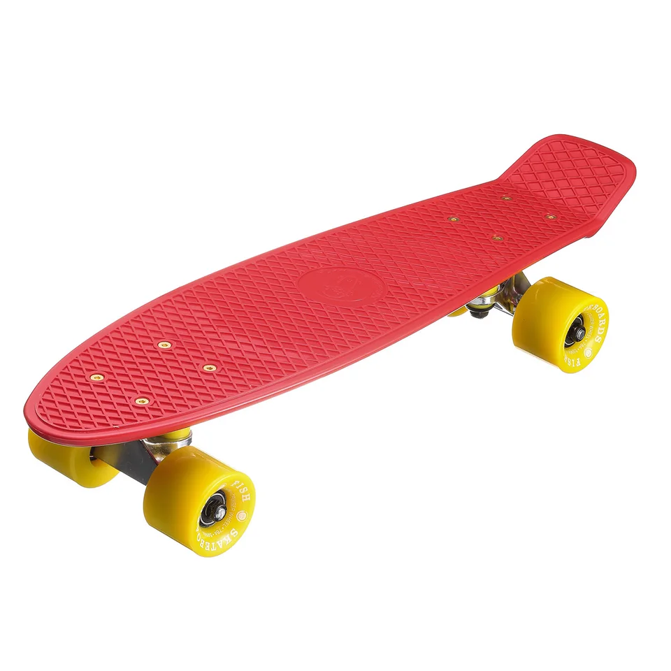 Penny Board Poisson Orange - Cruiser Skateboard Occasion - Marque Penny