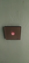 Glass-Panel Wall-Switch Touch-Screen-Switch Eu-Light BONDA 1-Gang White Crystal AC220V