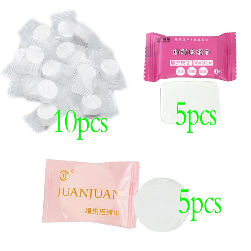 

Hybrid Mini Compression Towel Travel Kit Magic Tissue Sheet Surface Cleaning Camping BBQ Travel Disposable Towel