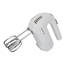 Миксер Polaris PHM 3013 белый(Мощность 300 Вт, 4 скорости, турборежим, 2 вида насадок