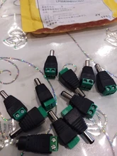 Jack-Adapter Connector-Plug Led-Light Power CCTV 10pcs DC for Single-Color 12V
