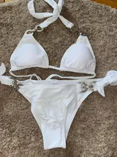 2020 nuevo Bikini de diamante para mujer, traje de baño ajustado, traje de baño separado para mujer, conjunto de Bikini de playa para mujer, cintura baja
