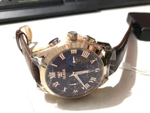 Relojes de lujo de cuarzo de los hombres relojes correa de cuero impermeable 30M de los hombres de moda gratis reloj con envío para hombres reloj con encendedor