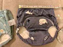 De dibujos animados lindo pañal de tela para bebé reutilizable pañales lavable pañal de tela cubierta de algodón de los niños de formación bragas lavable