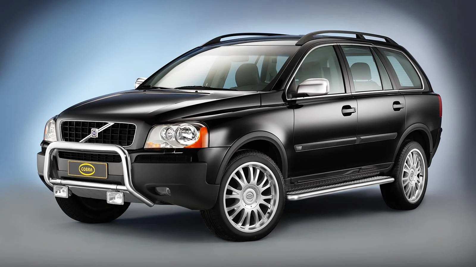 Пороги подножки из нержавеющей стали с креплениями для Volvo XC90
