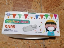 Fit 3-11 años 10 unids/caja paquete Individual de los niños KN95 filtro FFP2 los niños máscara de niño a prueba de niños niña máscara