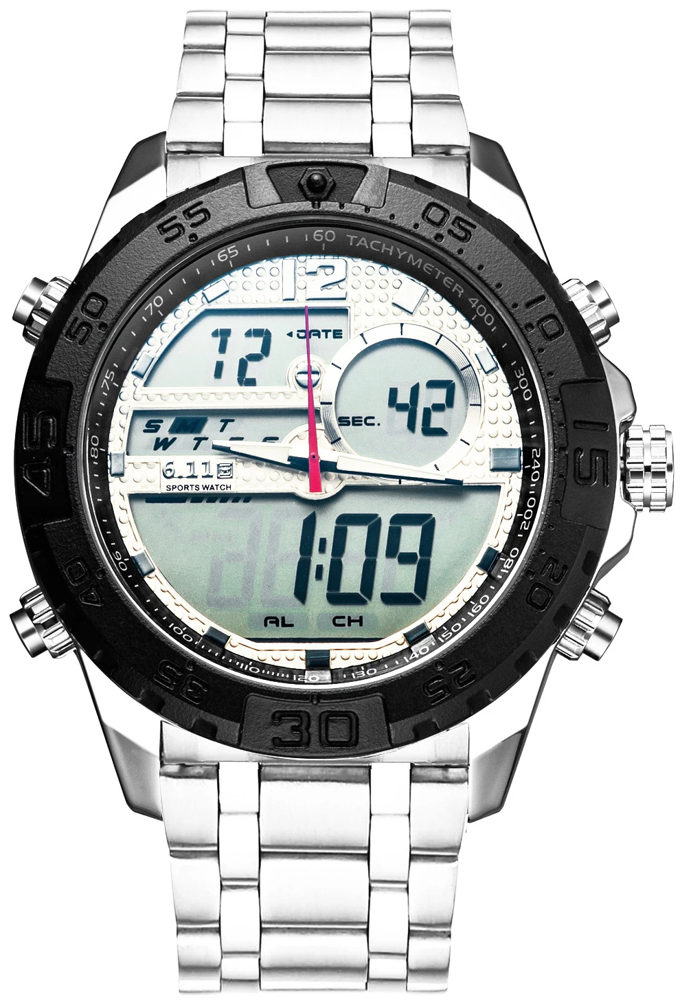 Men's wrist watch 6.11 8141sswwb |