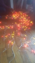 Christmas-Lights Led Garland Eu-Plug Outdoor 100m 220v 20m 50m 30m