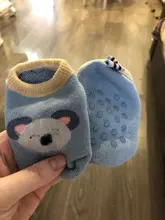 Otoño Invierno gruesa de algodón suave calcetines de niñas bebé recién nacido animales de dibujos animados bebé calcetines bebé niño Calcetines antideslizantes calcetín