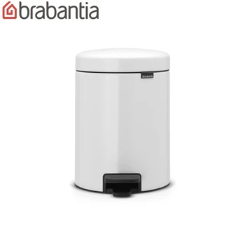 

Бак мусорный Brabantia "NewIcon" с педалью, белый, 5л. 112065