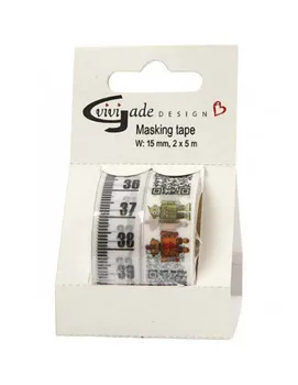 

ADHESIVE TAPE FOR SCRAPBOOKING 15MM 2X5 M HELSINKI