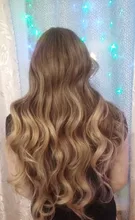 HENRY-Suarez largo ondulado marrón Rubio Ombre peluca Natural Sintético pelucas para mujeres medio fiesta Cosplay Peluca de pelo resistente al calor