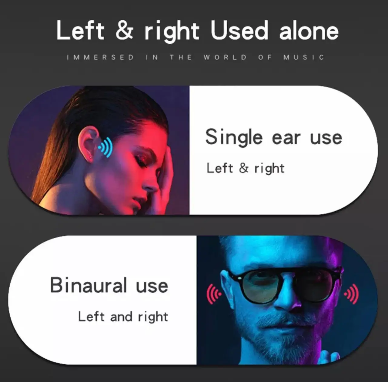 TWS Air Pro + wireless headphones for iPhone, Android