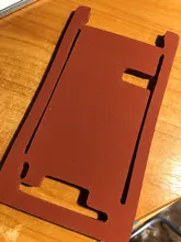 Molde de laminación de silicona para móvil, alfombrilla suave de posicionamiento para iPhone 6, 6plus, 6s, 6s plus, 7, 7plus, 8, 8plus, X