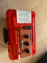 Caja de Herramientas para niños, Kit de herramientas de reparación de simulación de ingeniería, taladro eléctrico, destornillador, caja de juguete