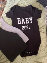 Lindo embarazo bebé 2021 bebé mono de algodón de manga corta bebé recién nacido niños niñas mono de Onesies ropa