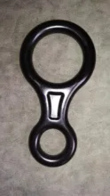 Anillo con figura de montañismo, descenso de escalada pequeño, equipo de descenso de 8 palabras para familia, accesorios de Camping al aire libre