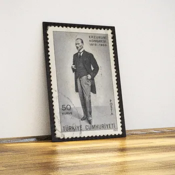 

Ataturk-Erzurum Kongresi Sequins-Metal Poster