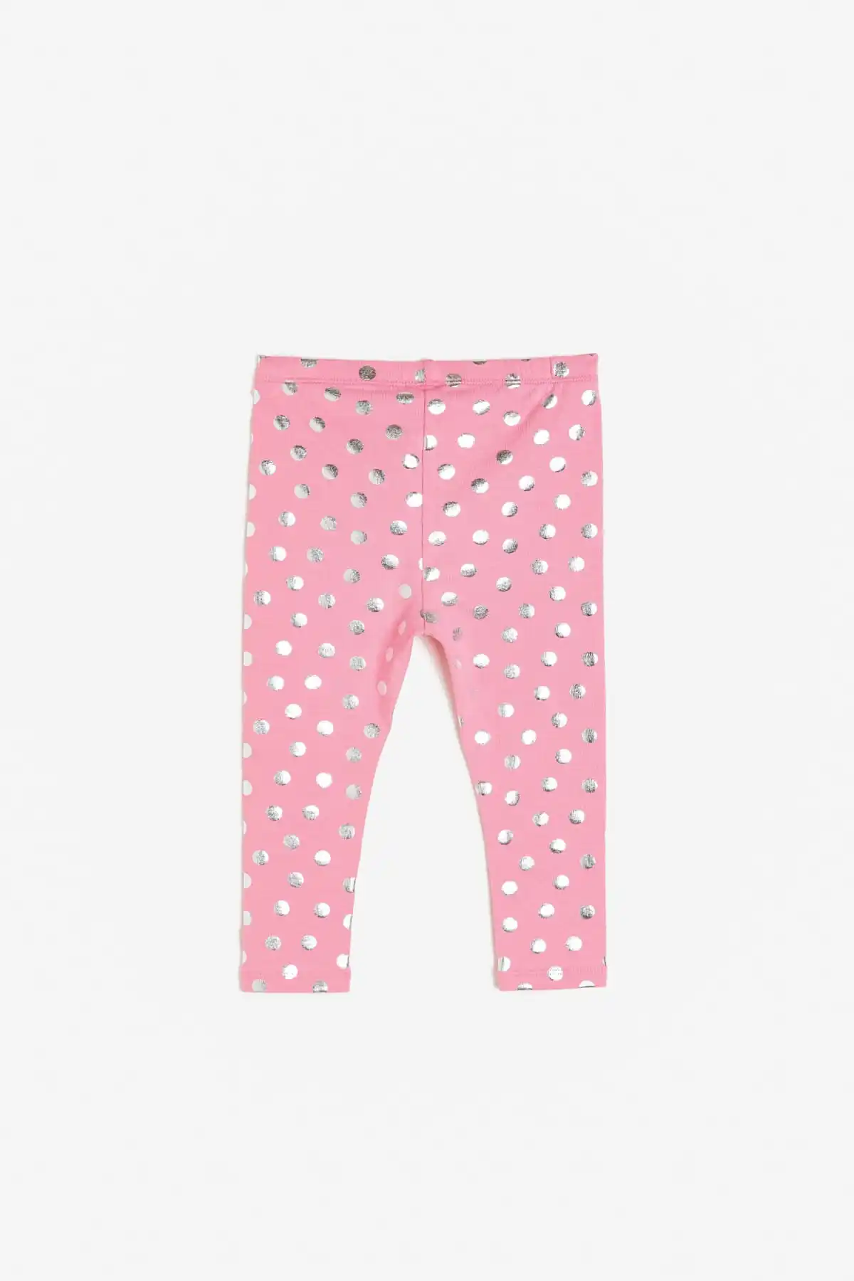Coton Kids/розовые узорчатые леггинсы для маленьких девочек