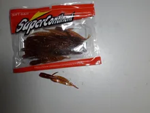 supercontinent hot fishing lure 78mm/20pcs C-4 leech lure bait larva soft bait
