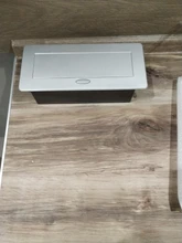 Enchufe DE escritorio toma DE corriente 2 3 DE EU FR con carga USB lenta emergente cubierta DE aleación DE aluminio plateado negro para sala DE reuniones enchufe pared,enchufes para pared,toma de corriente ,tomacorrien