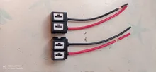 2 uds. De arnés de cableado H7 para coche conector de cable eléctrico de 2 pines, conectores de automóviles, adaptadores para lámpara de coche HID