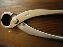 Tijera para podar raíces, Grado Profesional, 190mm, 4Cr13MoV, herramientas de bonsái de acero de aleación de TianBonsai