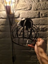 Ceiling-Light Cage-Fixture Iron Loft E27 Living-Room Black Vintage Retro Nordic Modern