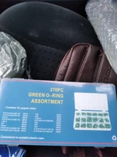 Anillos de goma de silicona de anillo O junta NBR VMQ FKM sellado O anillos arandela de nitrilo de oring conjunto Kit de surtido de conjunto de caja de anillo